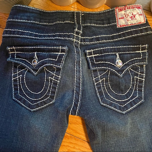 True Religion Jeans True Religion Jeans W White Stitching Poshmark